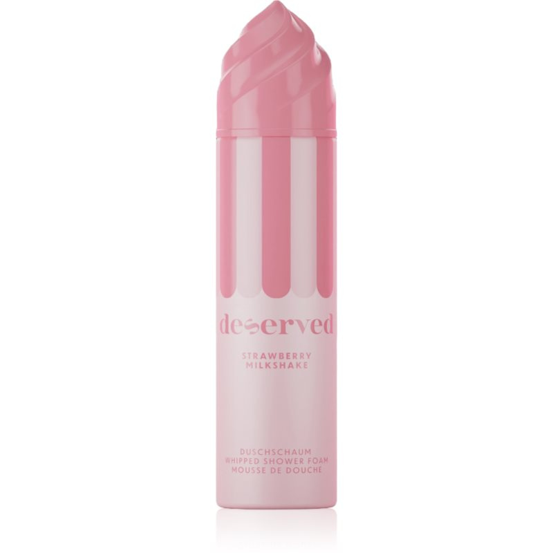 Deserved Sprchová pěna Strawberry Milkshake Whipped Foam 250 ml