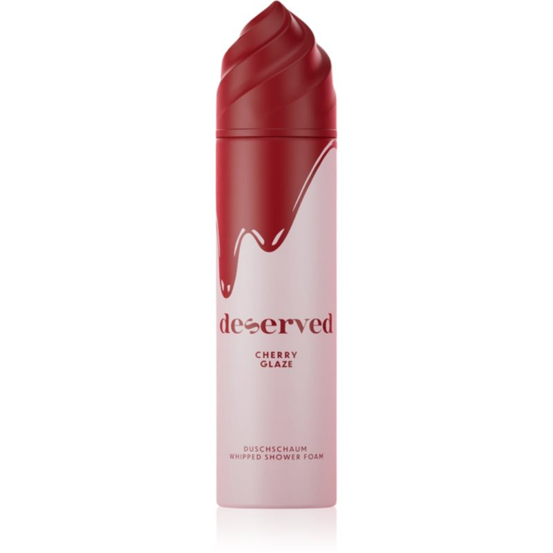 DESERVED Whipped Shower Foam Cherry Glaze sprchová pěna na tělo 250 ml