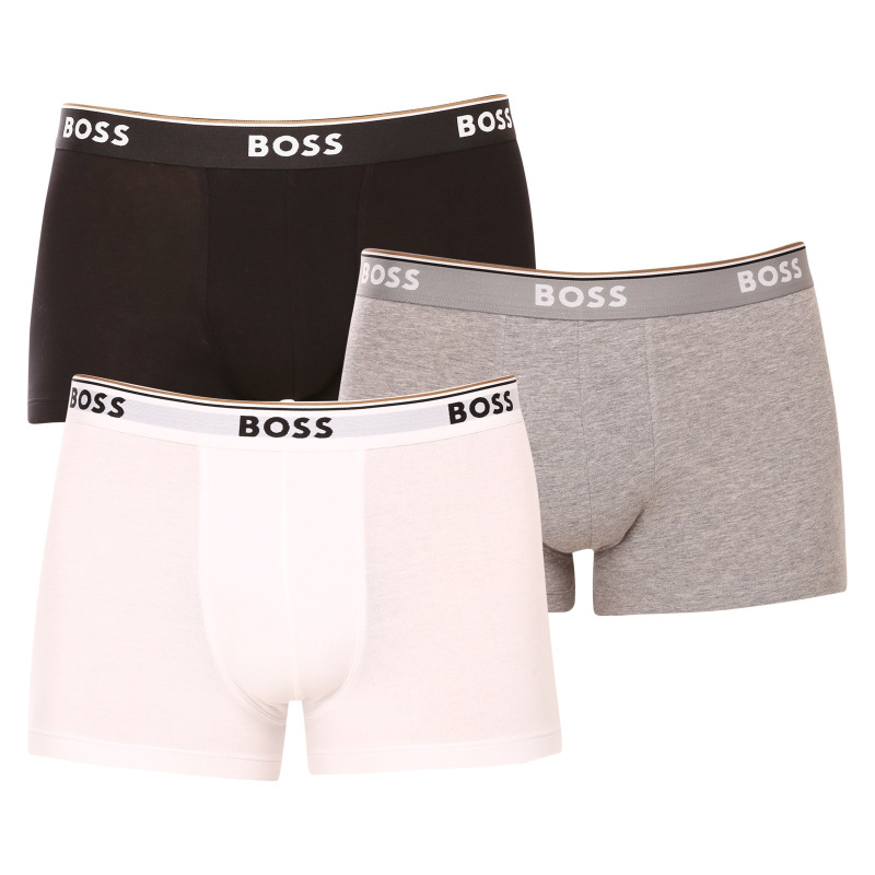 3PACK pánské boxerky BOSS vícebarevné (50475274 999) M, trenky / trenýrky