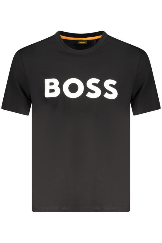 HUGO BOSS MEN'S SHORT SLEEVE T-SHIRT BLACK