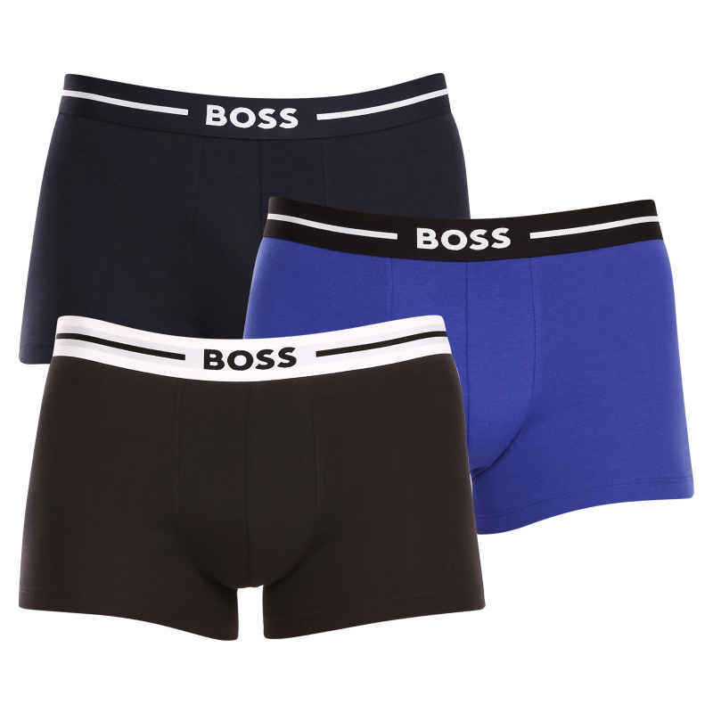3PACK pánské boxerky BOSS vícebarevné (50499390 971) M, trenky / trenýrky