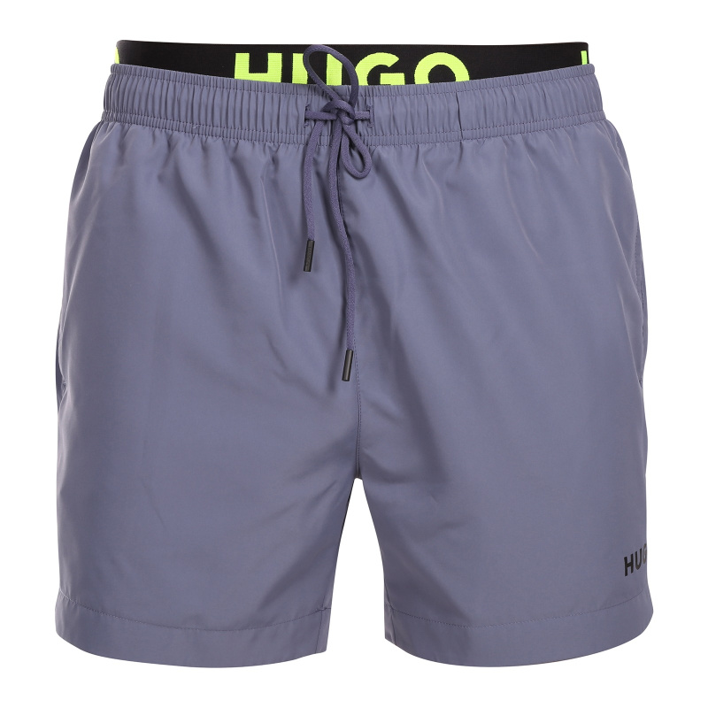 Pánské plavky HUGO šedé (50496287 423) L