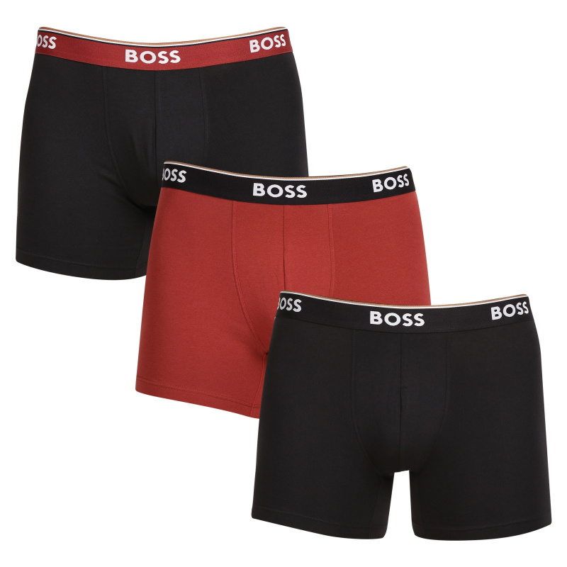 3PACK pánské boxerky BOSS vícebarevné (50514926 969) M, trenky / trenýrky