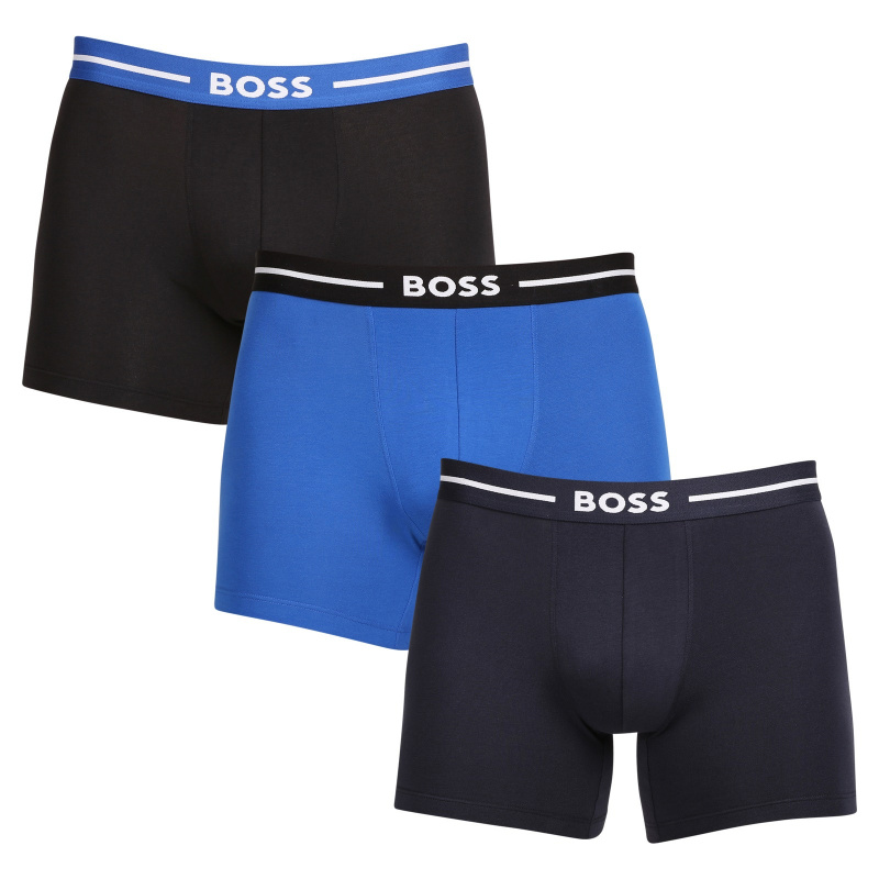 3PACK pánské boxerky BOSS vícebarevné (50514962 960) M, trenky / trenýrky