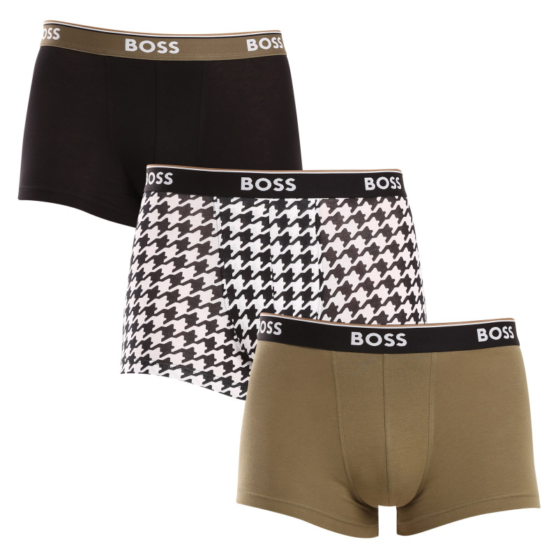 3PACK pánské boxerky BOSS vícebarevné (50517829 965) M, trenky / trenýrky