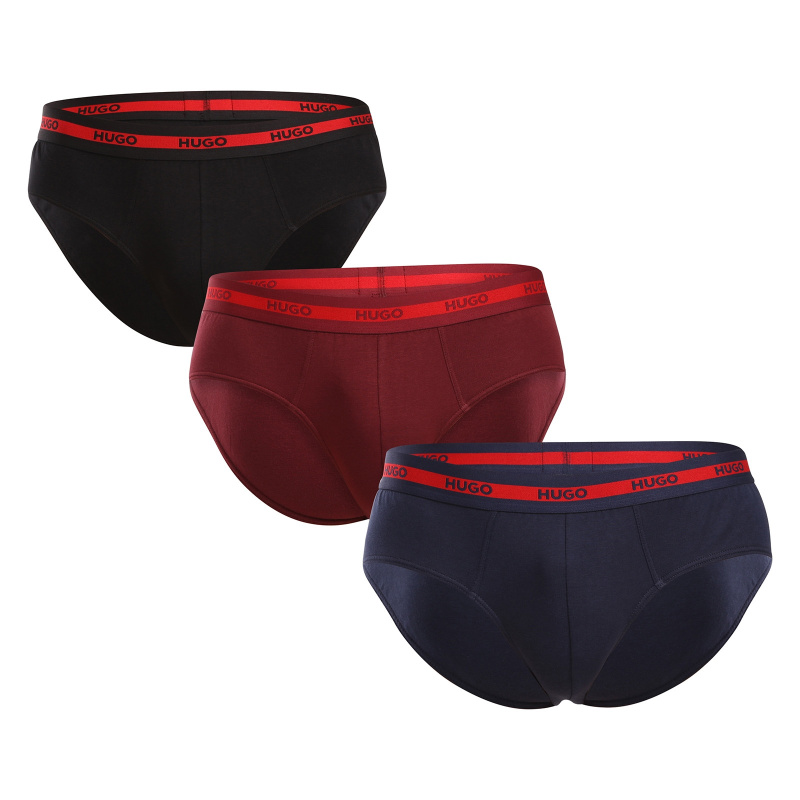 3PACK pánské slipy HUGO vícebarevné (50517877 963) M