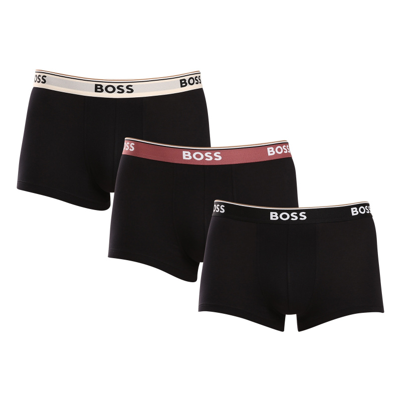 3PACK pánské boxerky BOSS vícebarevné (50517827 978) L, trenky / trenýrky