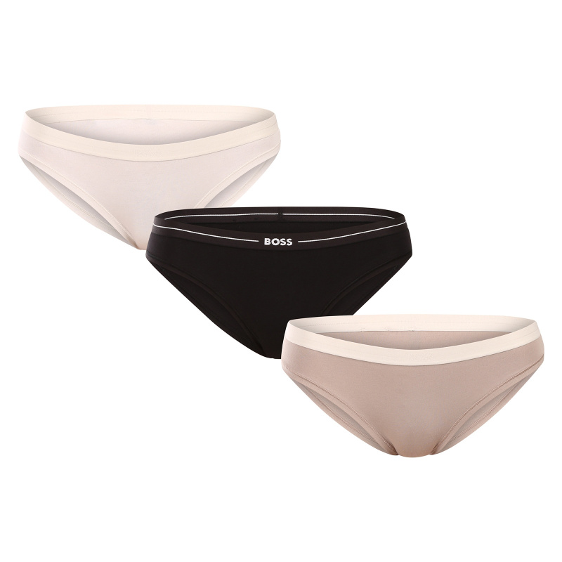 3PACK dámské kalhotky BOSS vícebarevné (50510016 961) L