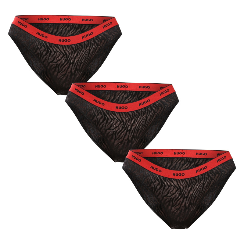 3PACK dámské kalhotky HUGO vícebarevné (50523826 002) M