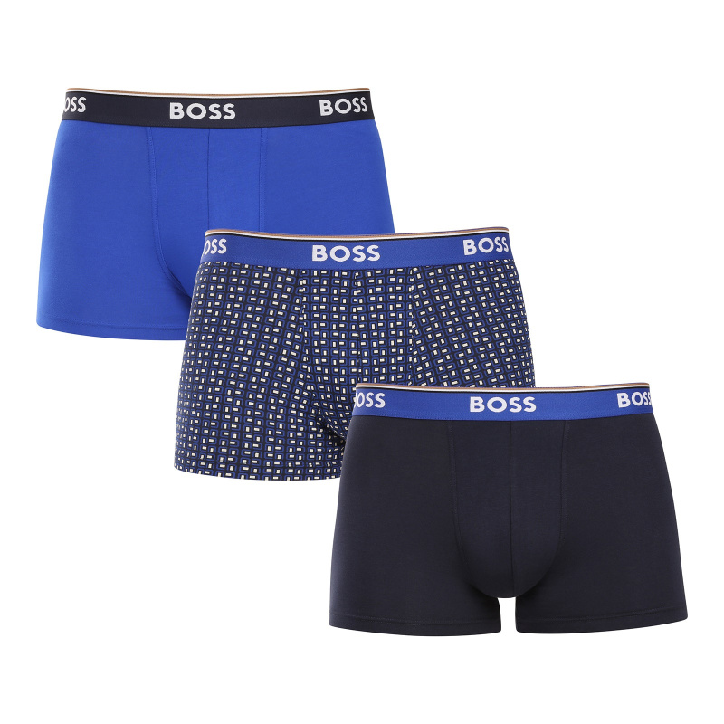 3PACK pánské boxerky BOSS vícebarevné (50531701 991) M, trenky / trenýrky