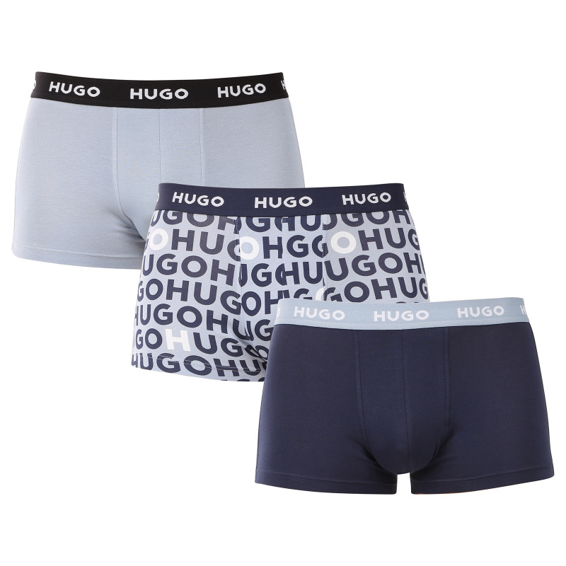 3PACK pánské boxerky BOSS vícebarevné (50532550 984) XXL, trenky / trenýrky