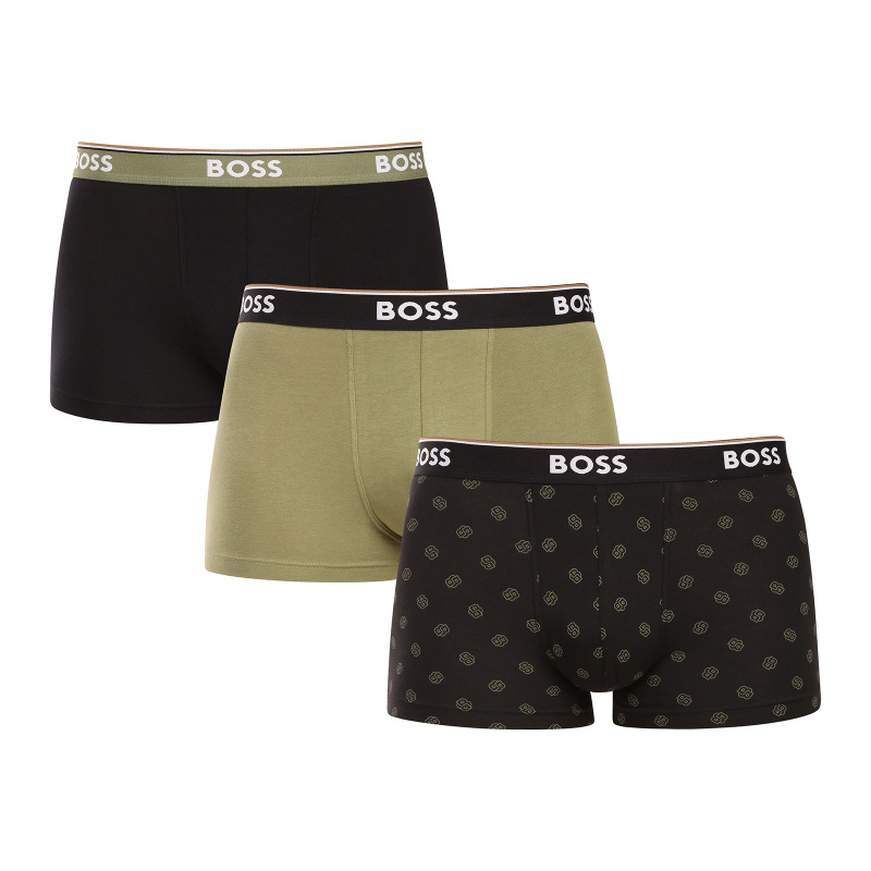 3PACK pánské boxerky BOSS vícebarevné (50531701 990) L, trenky / trenýrky
