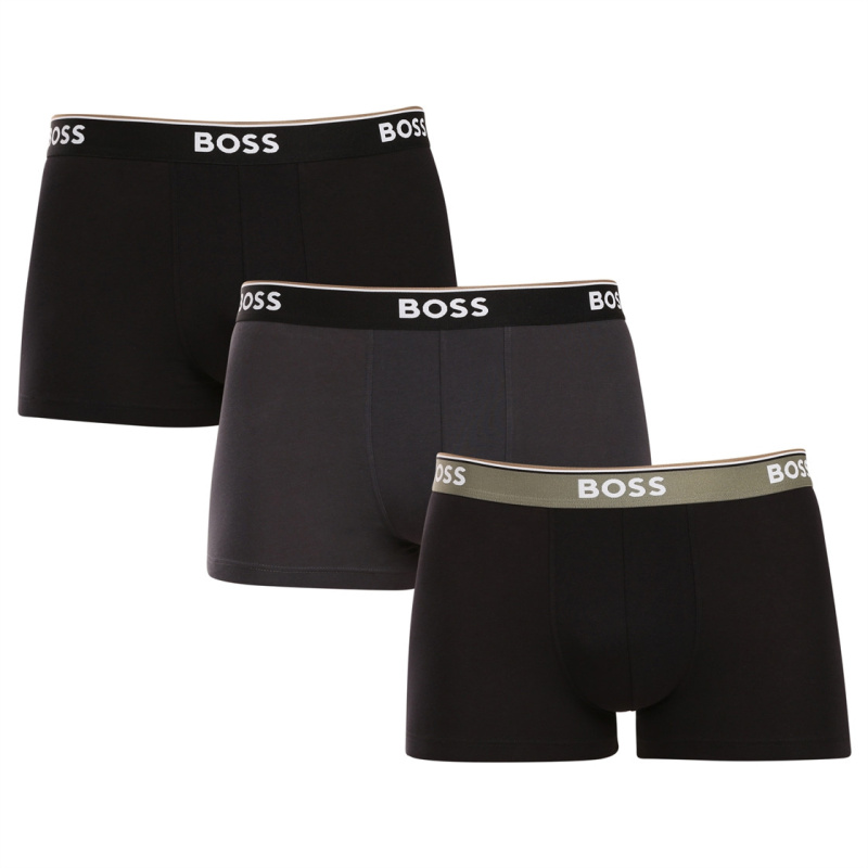 3PACK pánské boxerky BOSS vícebarevné (50531684 986) L, trenky / trenýrky