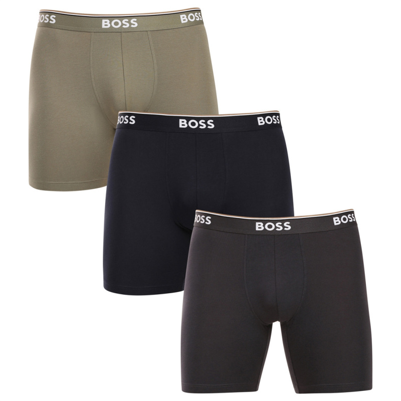 3PACK pánské boxerky BOSS vícebarevné (50538142 989) L, trenky / trenýrky