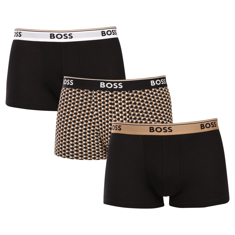 3PACK pánské boxerky BOSS vícebarevné (50531701 981) L, trenky / trenýrky