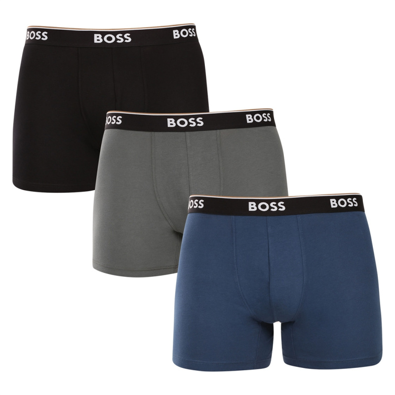 3PACK pánské boxerky BOSS vícebarevné (50531691 969) XXL, trenky / trenýrky
