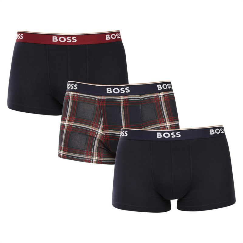 3PACK pánské boxerky BOSS vícebarevné (50531701 982) L, trenky / trenýrky
