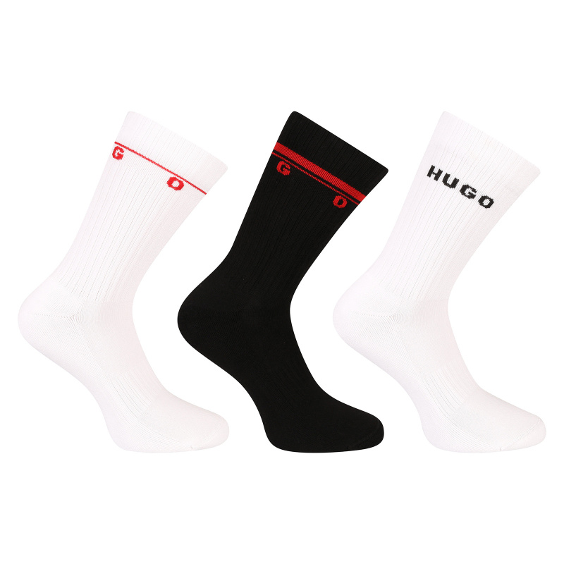 3PACK ponožky BOSS vysoké vícebarevné (50564882 960) M