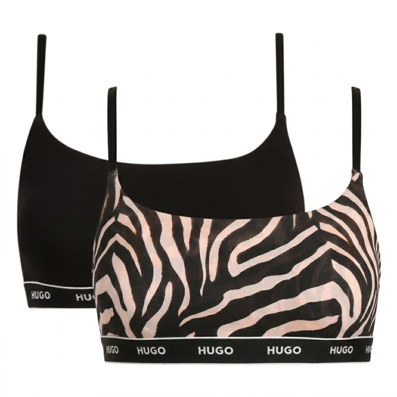 2PACK dámská podprsenka HUGO vícebarevná (50545712 972) XL