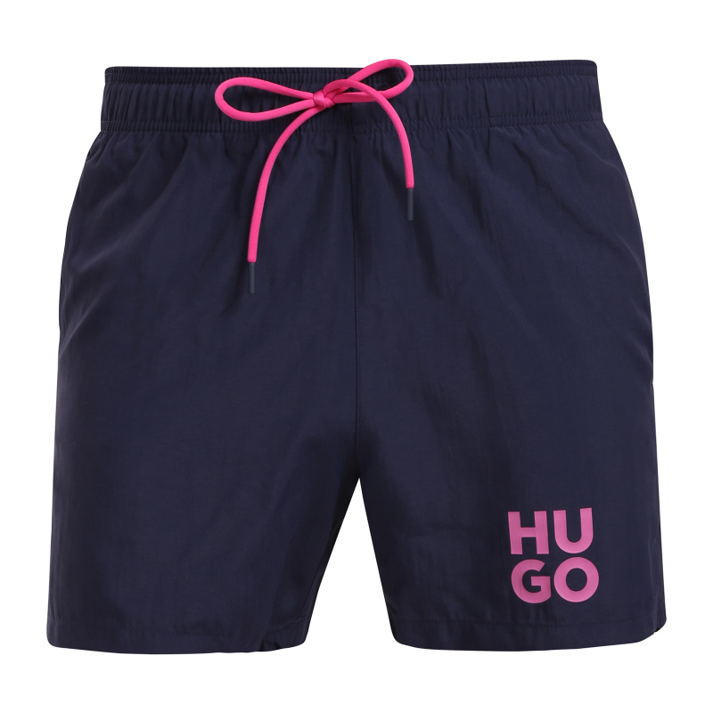 Pánské plavky HUGO modré (50545464 410) XXL