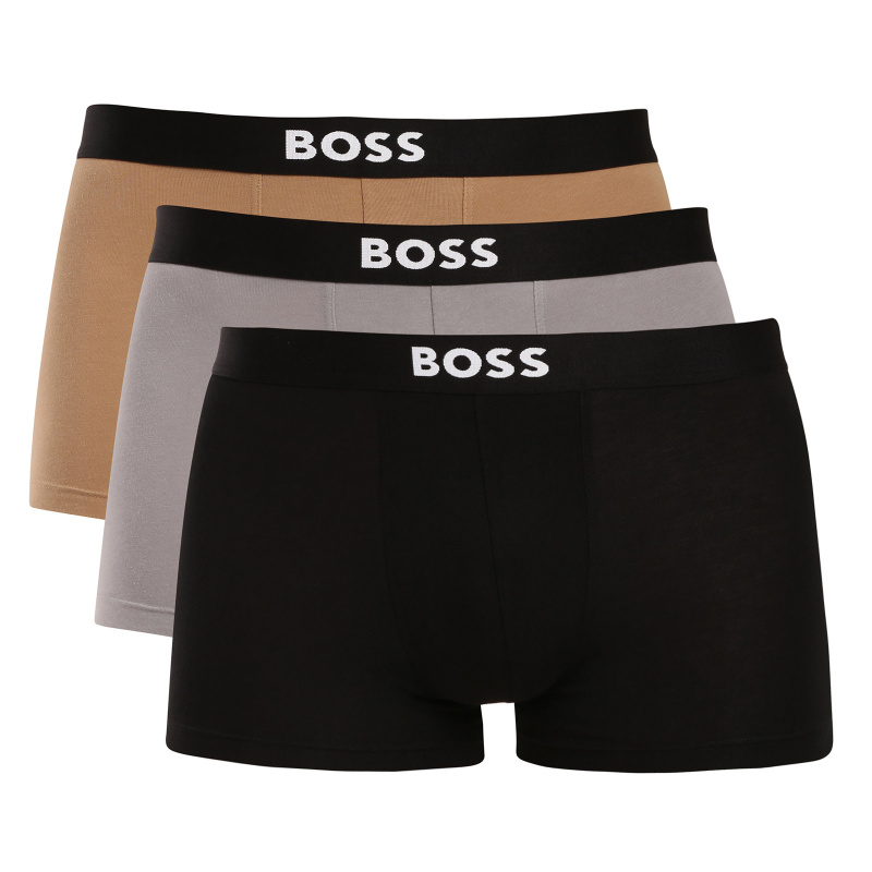 3PACK pánské boxerky BOSS vícebarebné (50544263 064) XL, trenky / trenýrky