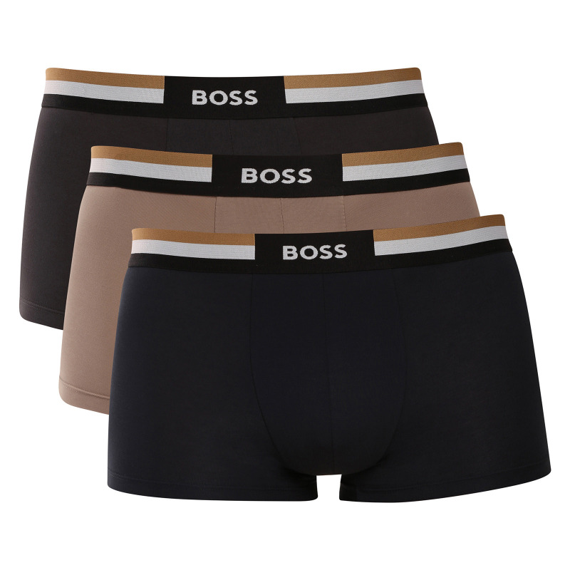 3PACK pánské boxerky BOSS vícebarevné (50516542 963) XXL, trenky / trenýrky