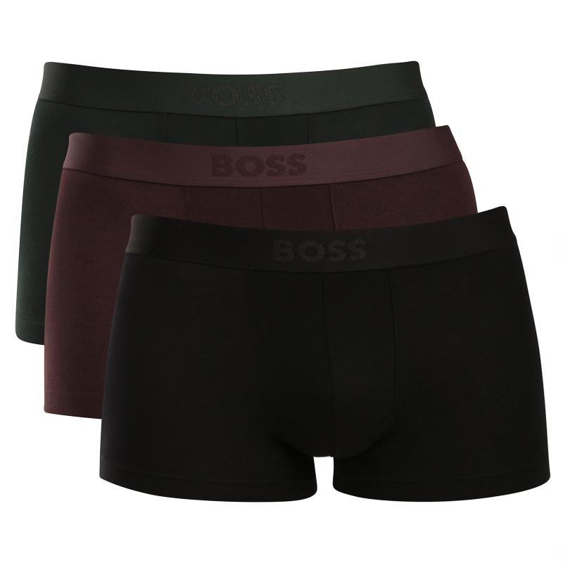 3PACK pánské boxerky BOSS vícebarevné (50544263 997) L, trenky / trenýrky