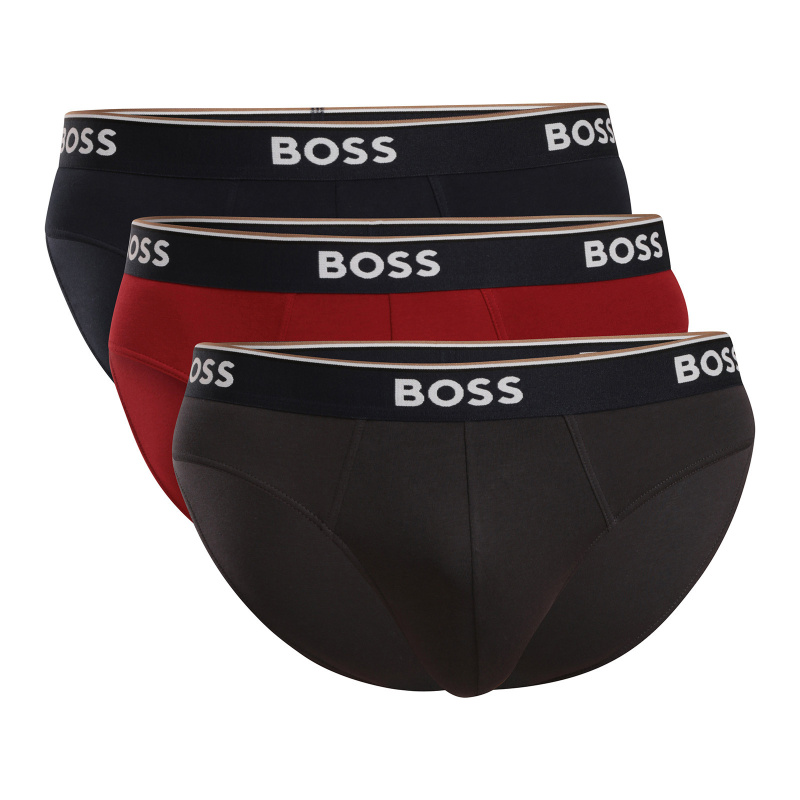 3PACK pánské slipy BOSS vícebarevné (50554683 640) XL