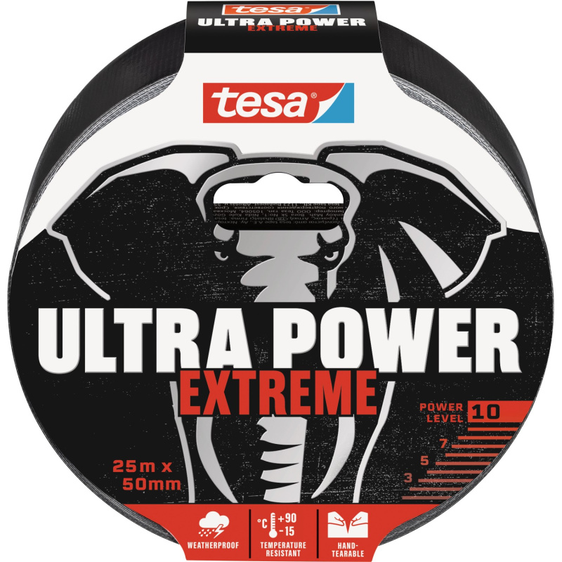 Tesa Ultra Power Extreme - opravná textilní páska - 50 mm x 25 m