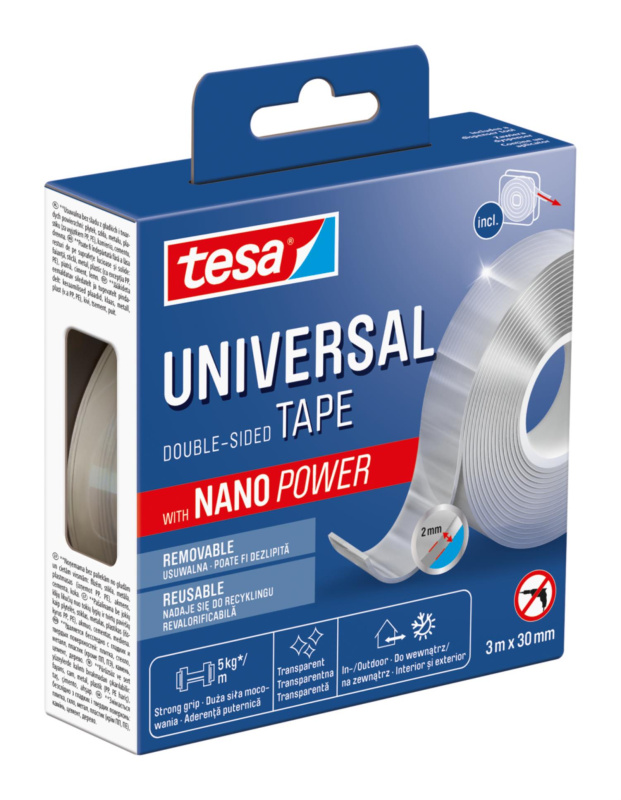 Tesa® Nano Power - oboustranná lepicí páska - 30 mm x 3 m