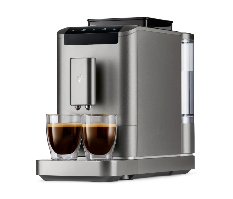 »Esperto2 Caffè« plnoautomatický kávovar, titanově stříbrný
