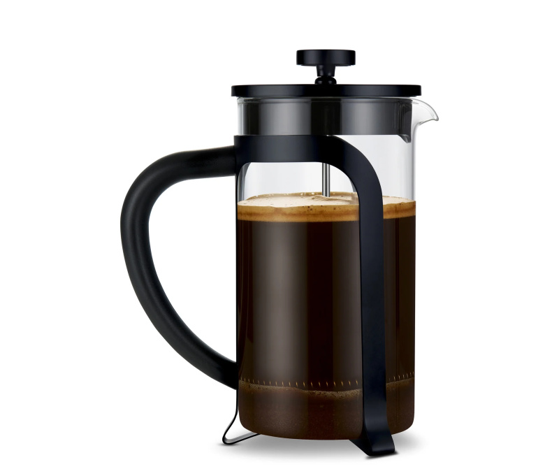 Konvička french press 800 ml, 6 šálků, černá
