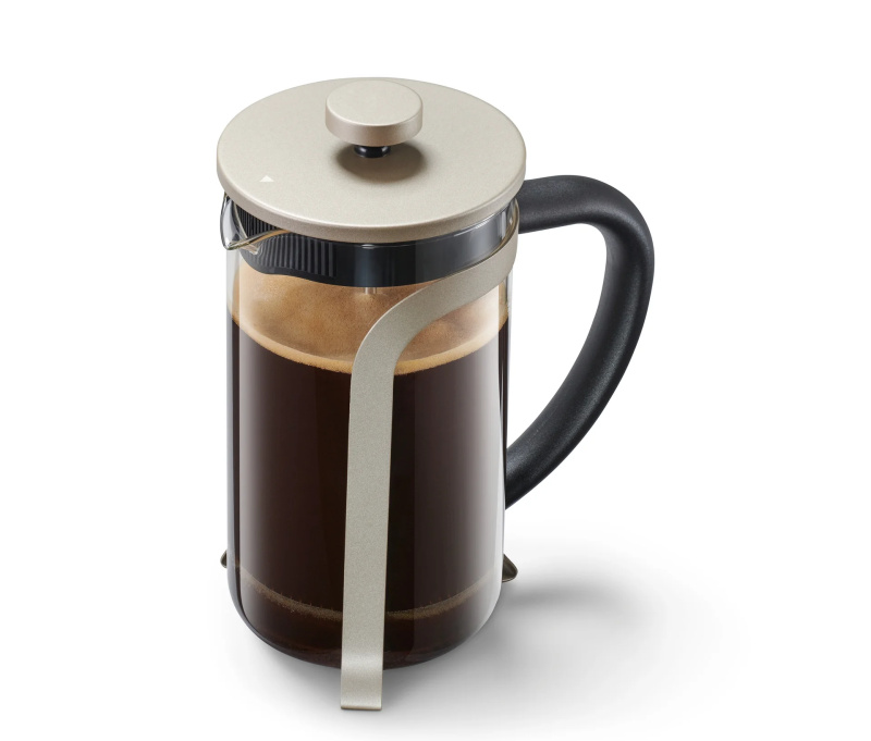 Konvička french press 800 ml, 6 šálků, šampaň