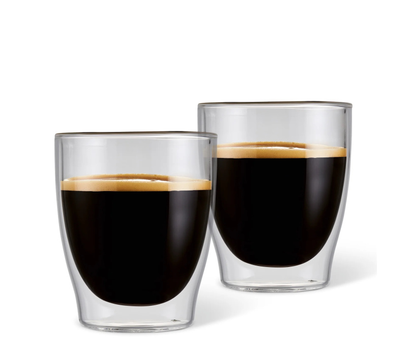 2 dvoustěnné sklenice na Espresso