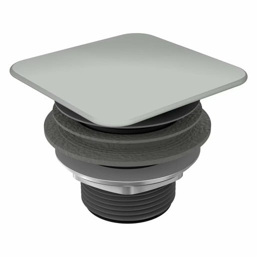 Kaldewei neuzavíratelný odtokový ventil se smaltovaným krytem odtoku cool grey 30 905900000663