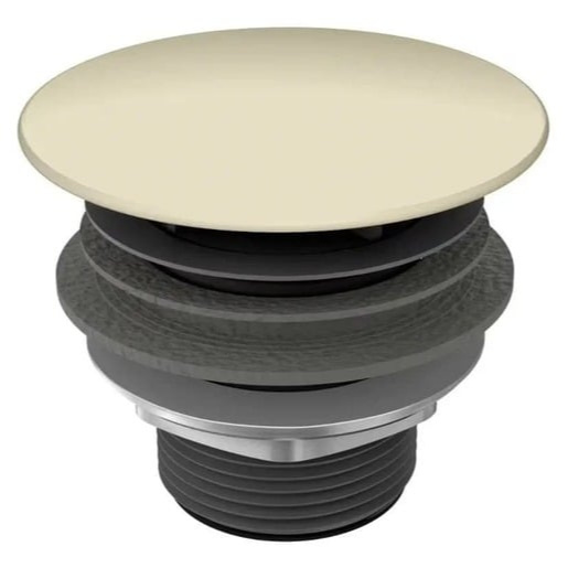 Kaldewei neuzavíratelný odtokový ventil Centro 4,8x4,8x4 cm warm beige 20 905800000661