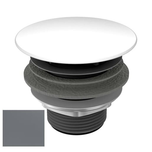 Kaldewei neuzavíratelný odtokový ventil Centro 4,8x4,8x4 cm cool grey 70 905800000665