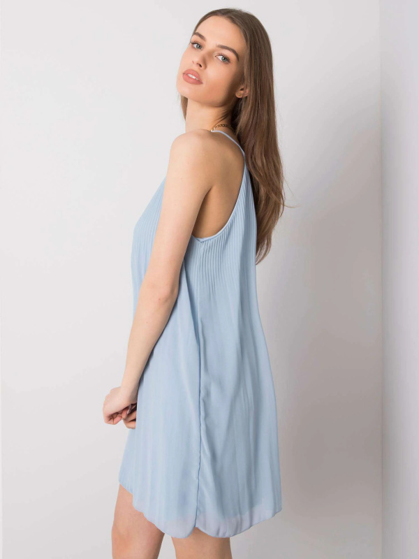 Šaty D50019Y30245A1 světle modré XL