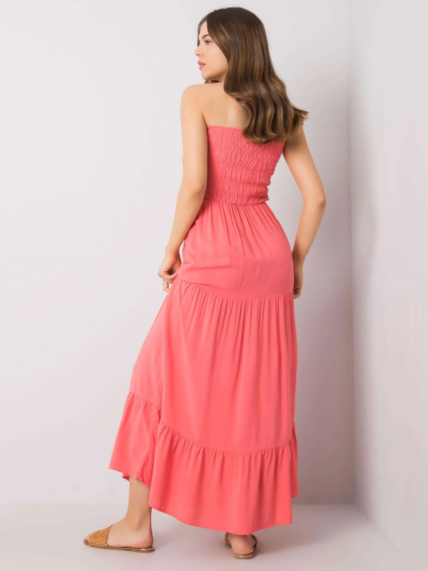 Šaty D73761M30251 korálová M/L