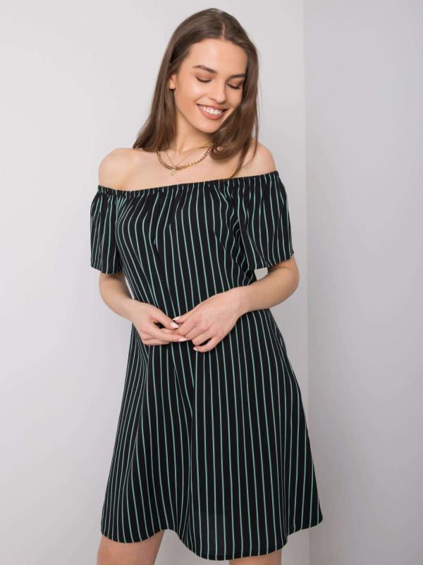 Šaty D73771M30145F černobílé XS