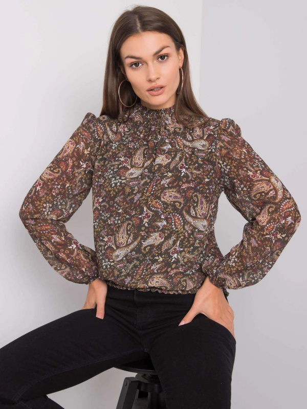 Halenka D50039F11031A tmavě zelená S