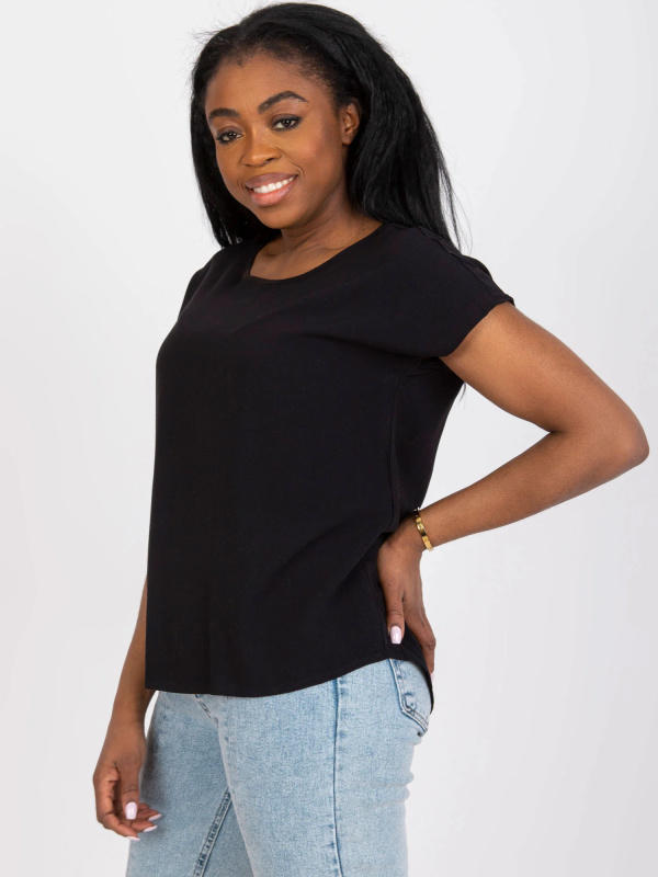 Dámská halenka-D73761W10978G-černá XXL