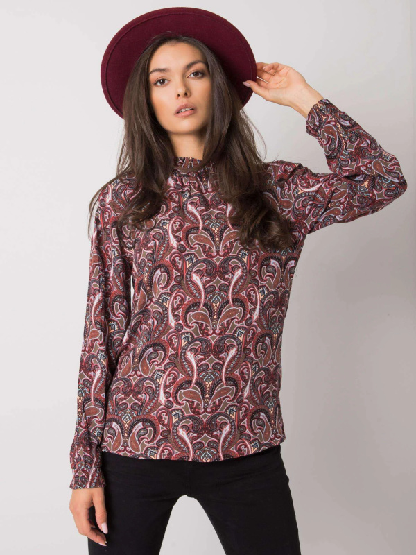 Halenka D73771M11052A tmavě hnědá S