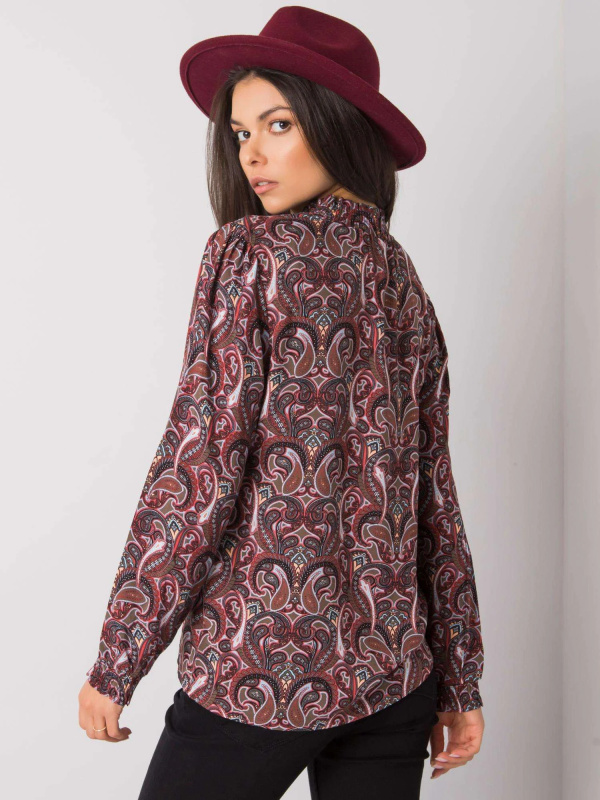 Halenka D73771M11052A tmavě hnědá XS