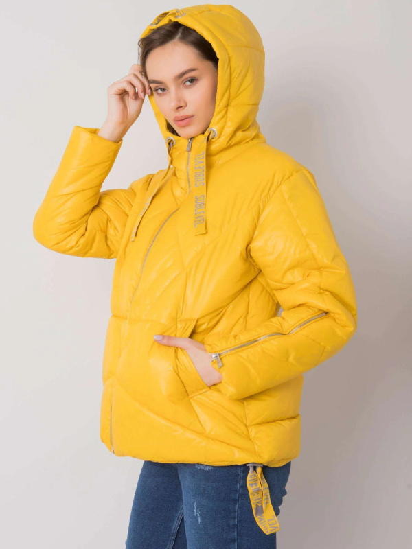 Bunda D50048Y44495A3 žlutá S