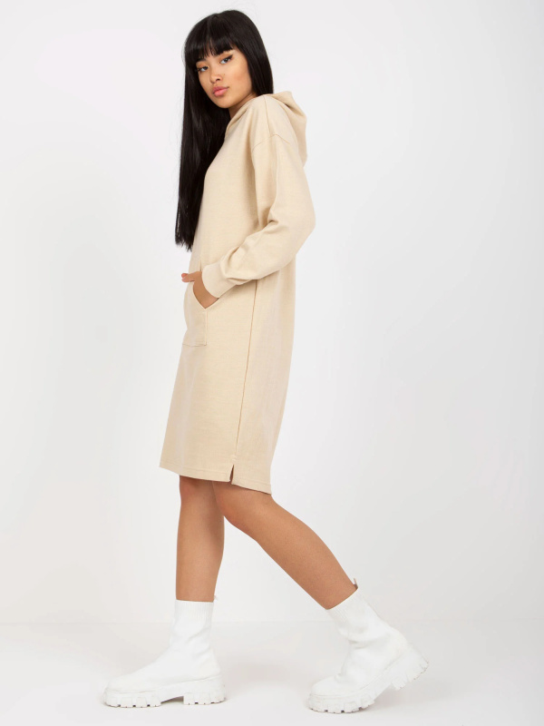 Šaty D10044C30296A světle béžové S