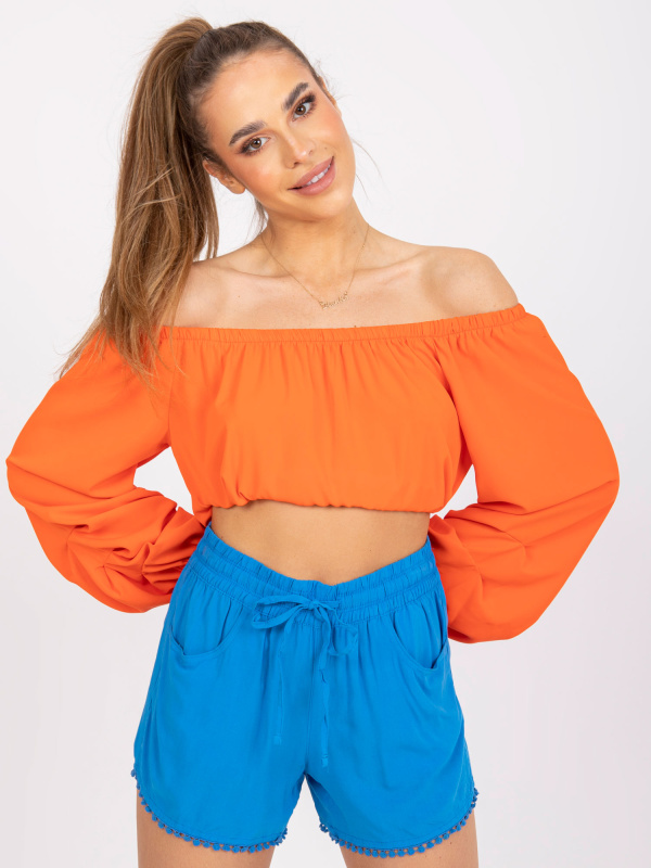 Šortky D73761M61531KA modré M