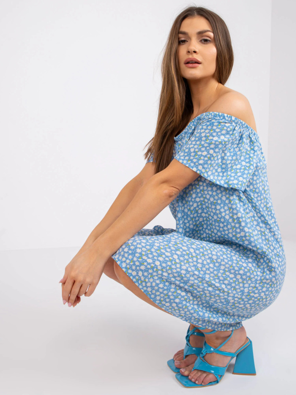 Dámské šaty-D73771M30145H-světle modré L