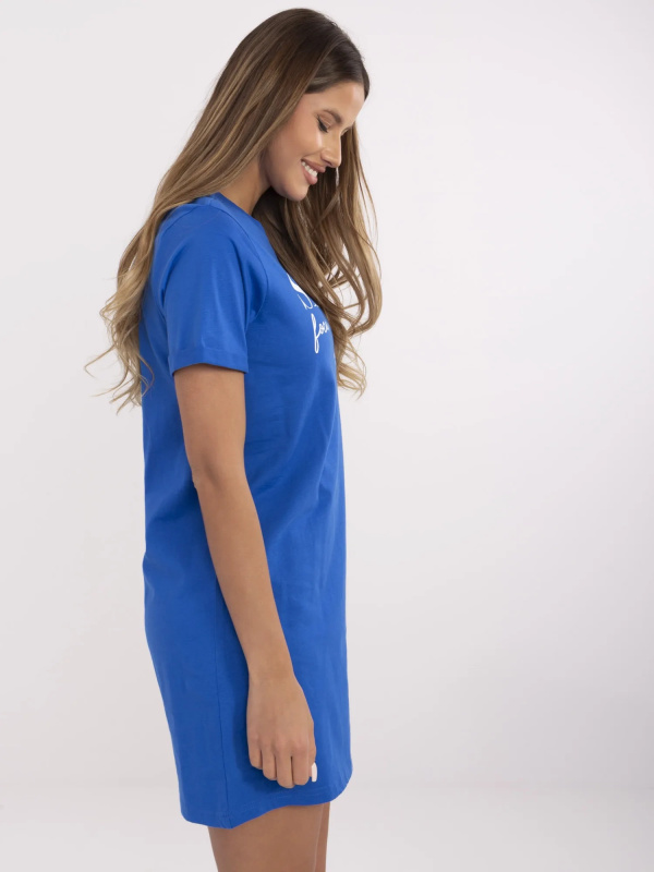 Šaty D12063M02382C kobaltově modré XS