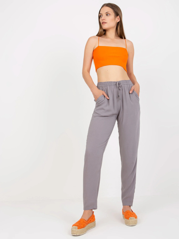 Kalhoty D73761M61869L Sublevel Barva: Šedá, Velikost: S